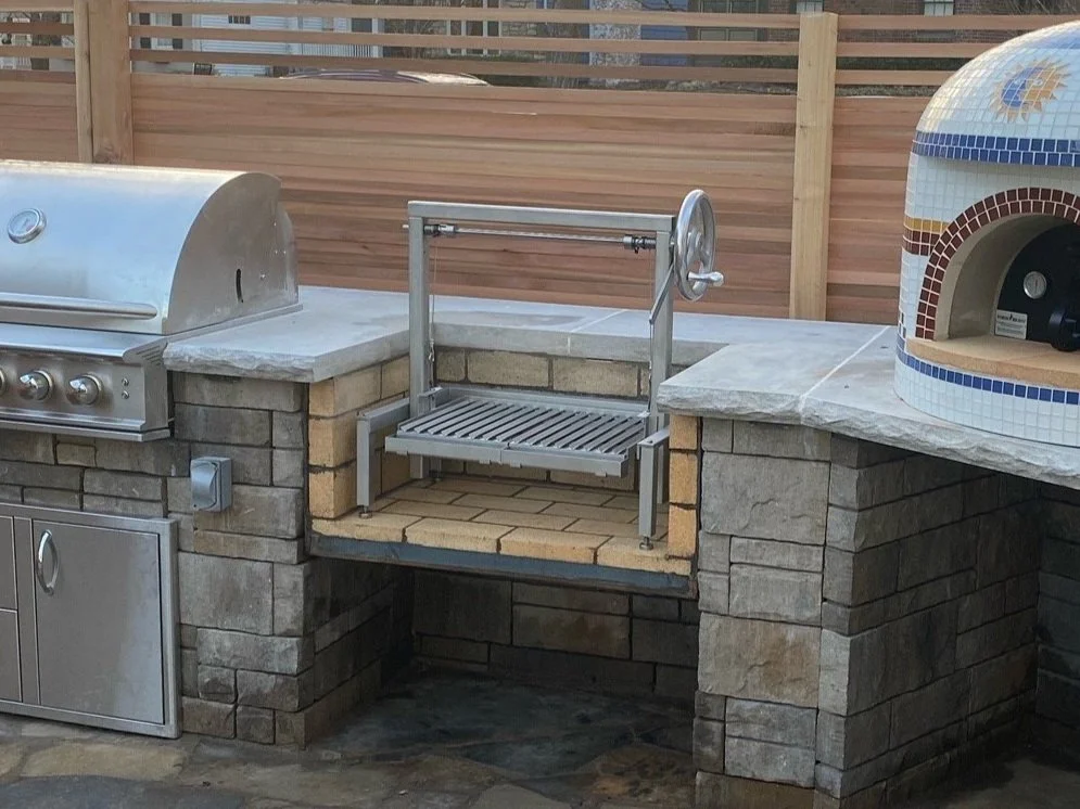 Outdoor Kitchen Gas Bbq With Pizza Oven Outdoor BBQ Kitchens By