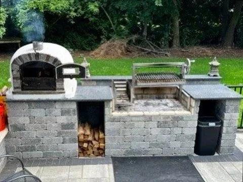 When the Gaucho Grill pairs up perfectly with the pizza oven. 
.
.
.
#gauchogrills #grilling #argentinegrill #parrilla #grillthisway #gauchogrill #asado #outdoorliving #outdoorkitchen #woodfiredgrill #charcoalgrill #livefire #bbq #homechef #madeinthe
