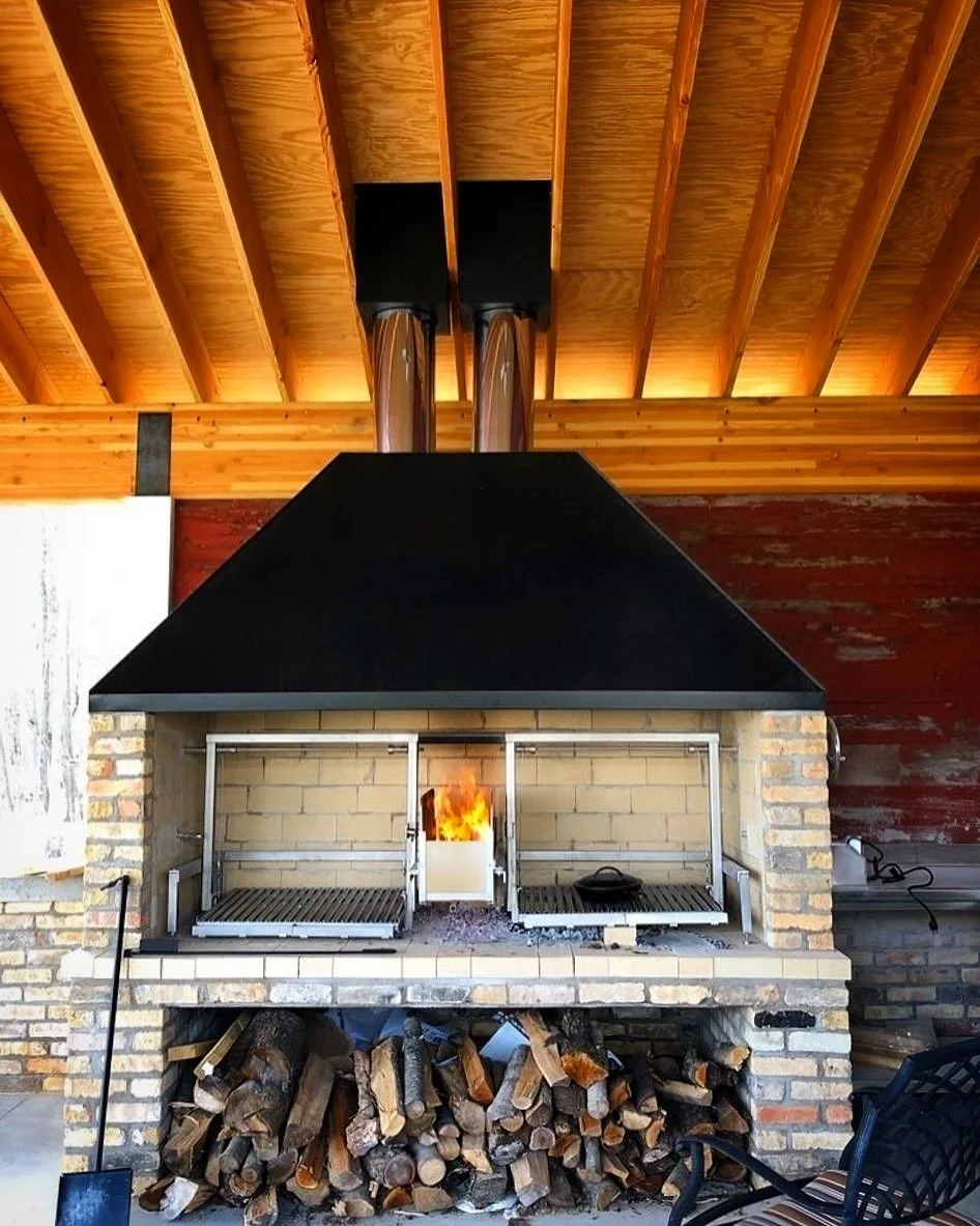 Another dual platform grill insert installation to wow you!
.
.
.
#gauchogrills #grilling #argentinegrill #parrilla #grillthisway #gauchogrill #asado #outdoorliving #outdoorkitchen #woodfiredgrill #charcoalgrill #livefire #bbq #homechef #madeintheusa