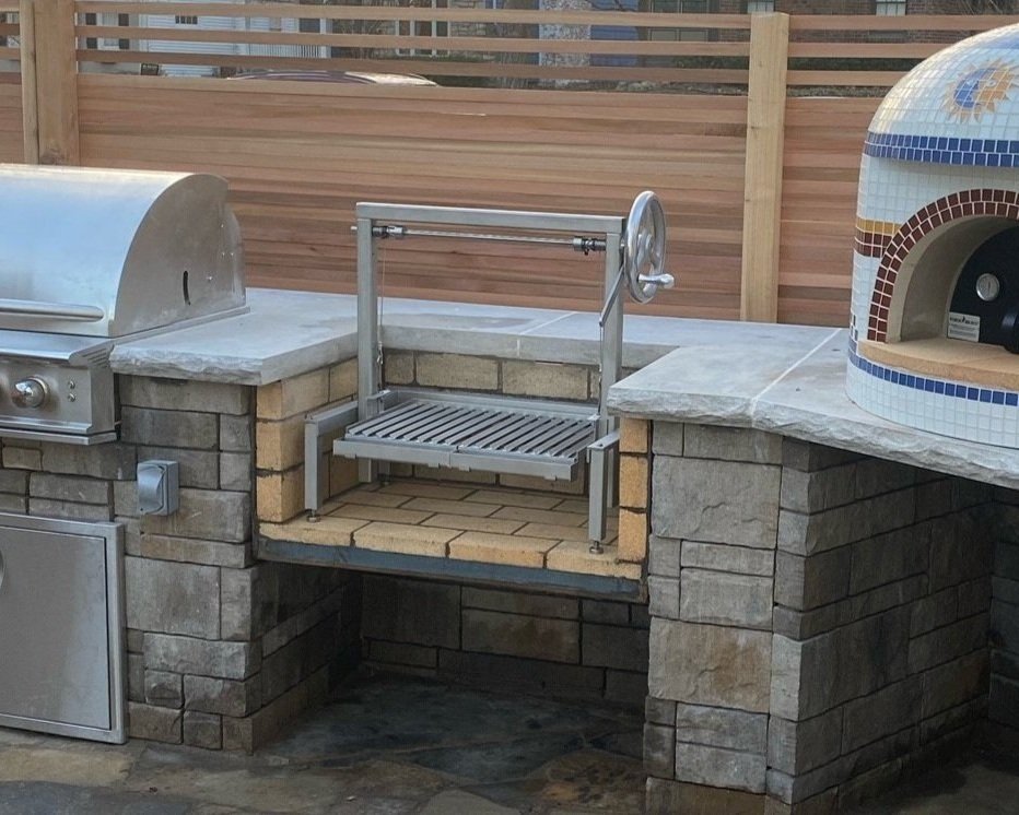 Mini Clasico Grill Insert in counter-top installation