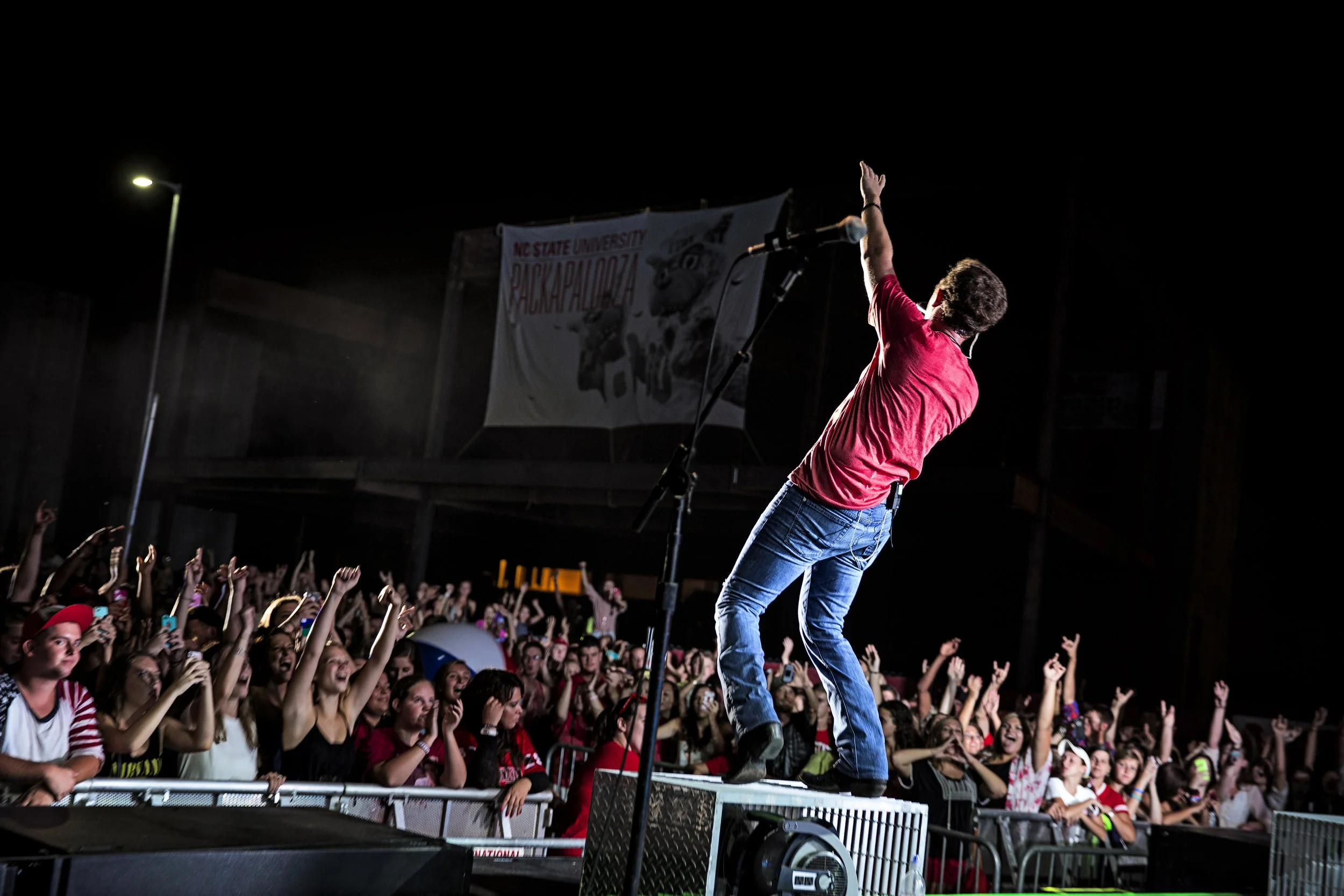 Scotty performs at N.C. State's Pack-a-Palooza | Photo by Eric Adkins
