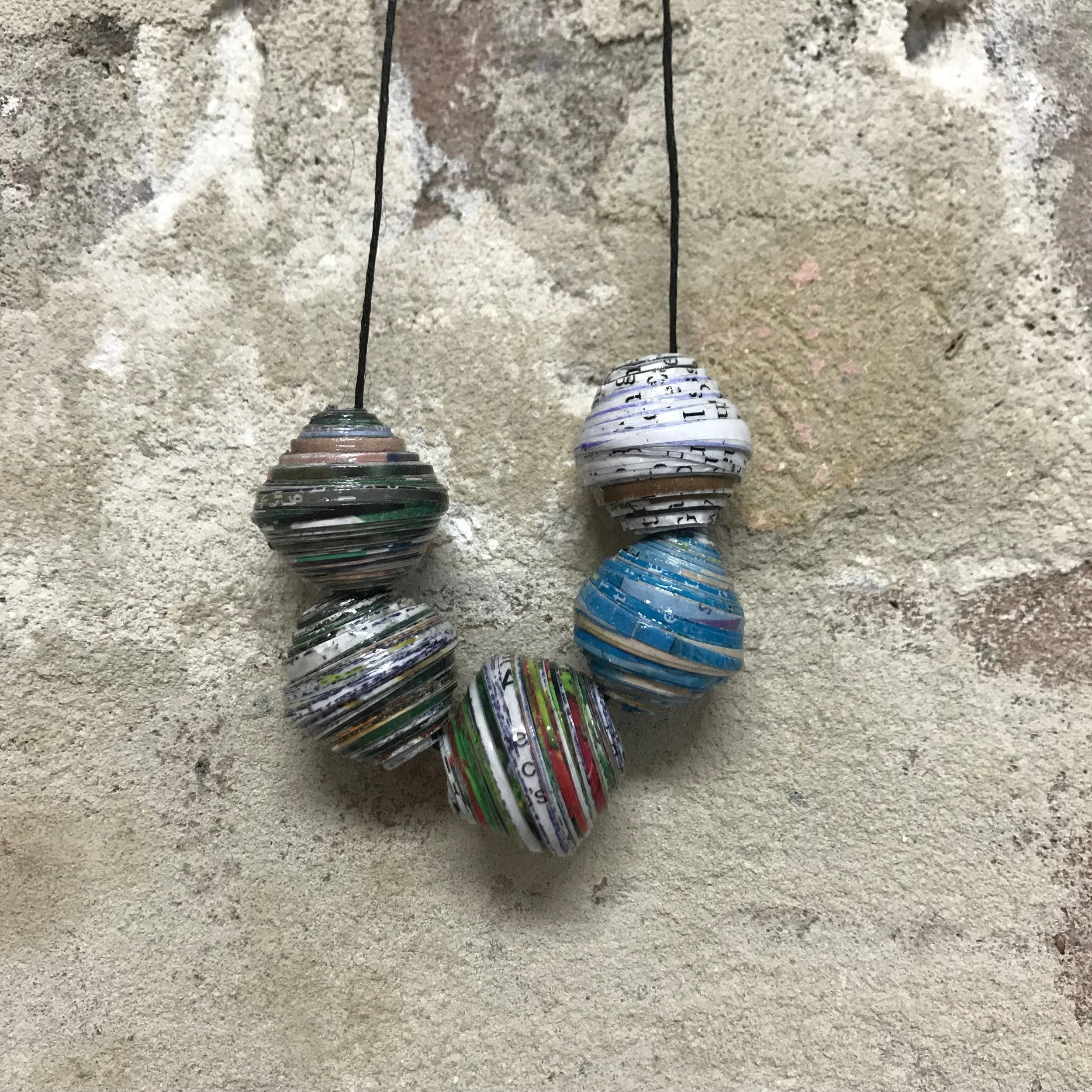 Magazine Marble Necklace
