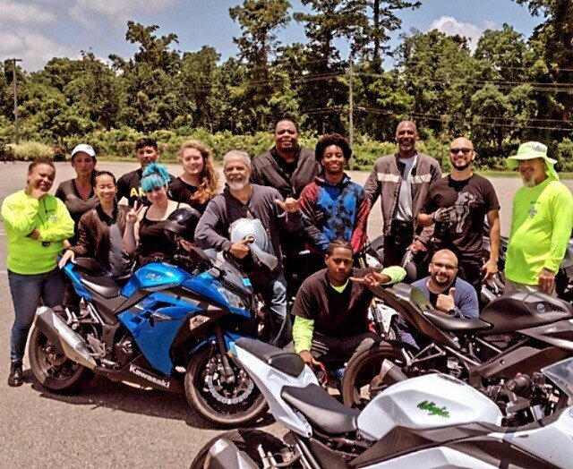 moto school was so cute. look at all these safety baes 🏍 vroom vroom heauxs