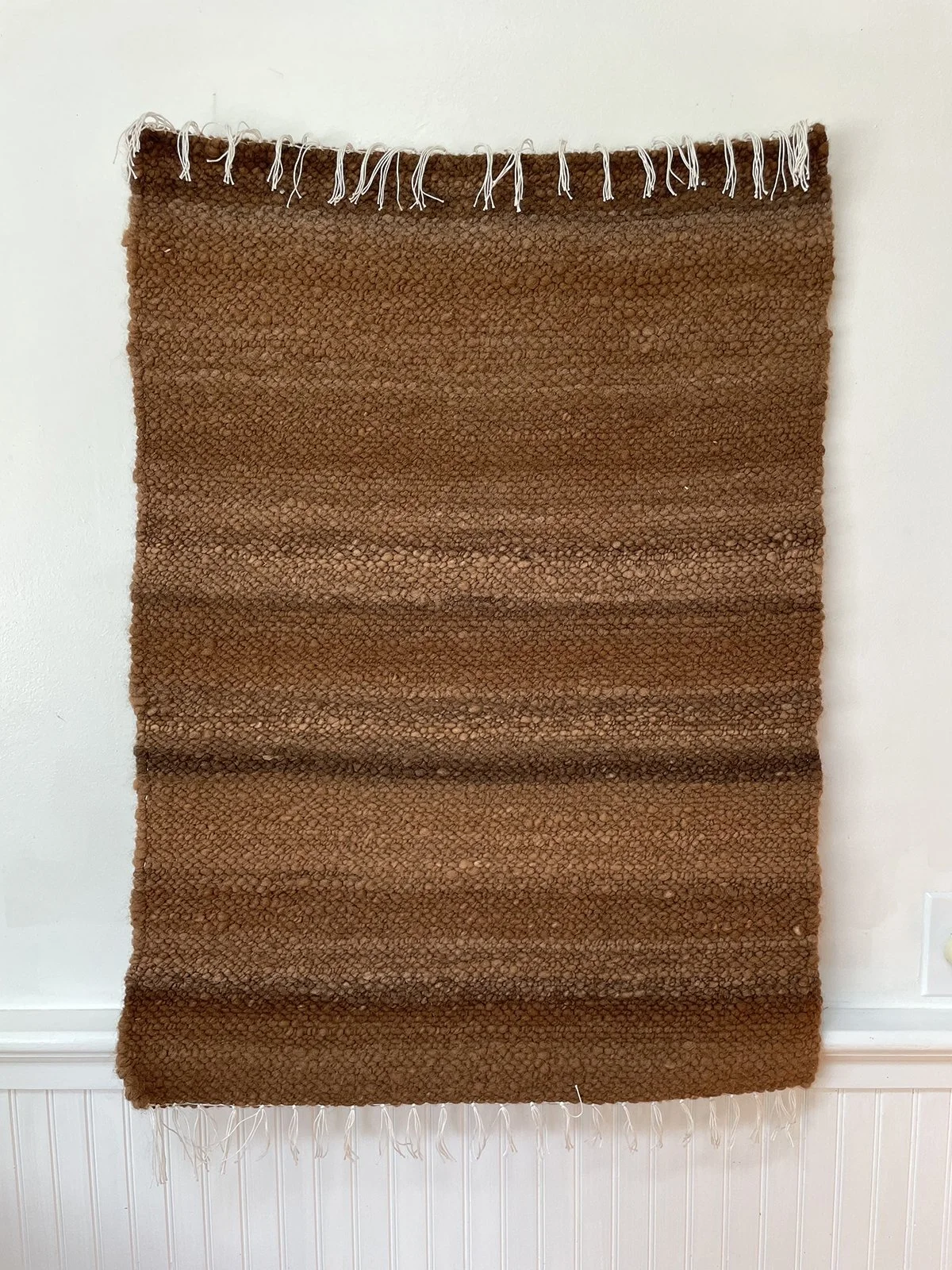 Cinnamon Dulce {Handwoven Alpaca Rug}