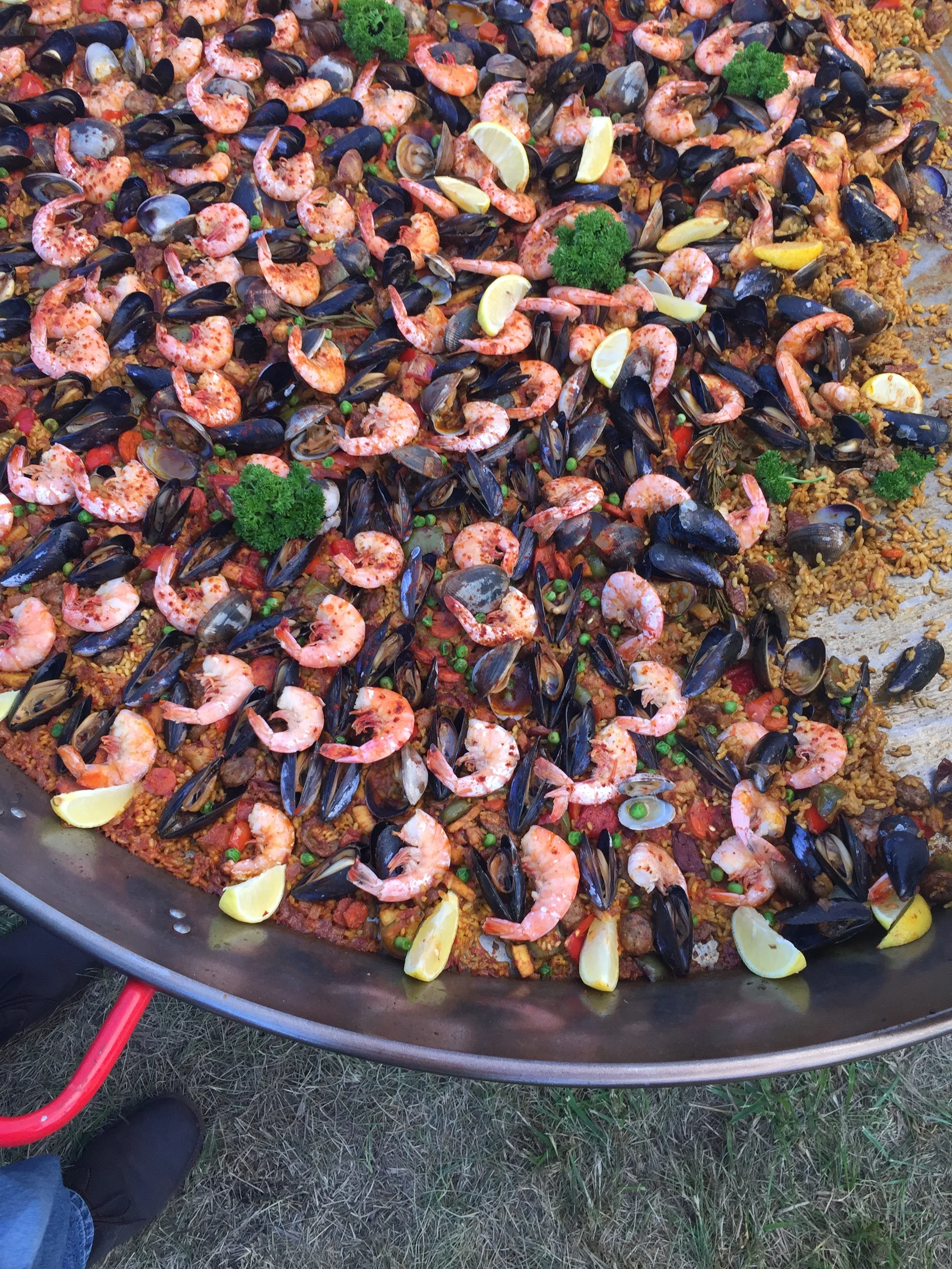 Paella House serves up seafood, meat and vegetarian paella at the PT Farmers Market on Saturdays.
