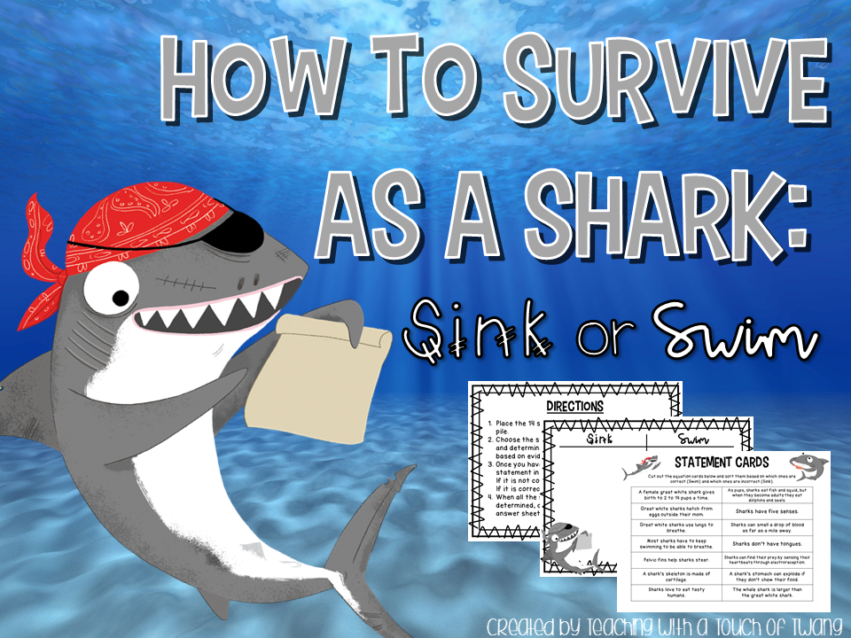 How To Survive as a Shark: Sink or Swim