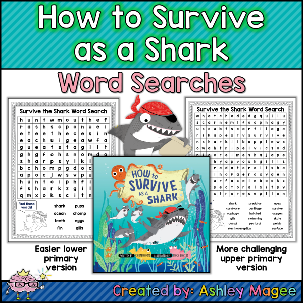 Shark Word Searches