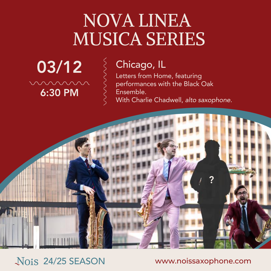 Nova Linea Musica 2024-25 Season: Letters from Home