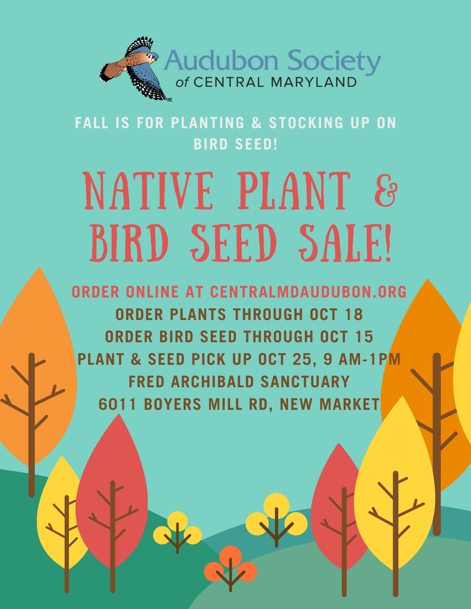 Fall Native Plant & Bird Seed Sale