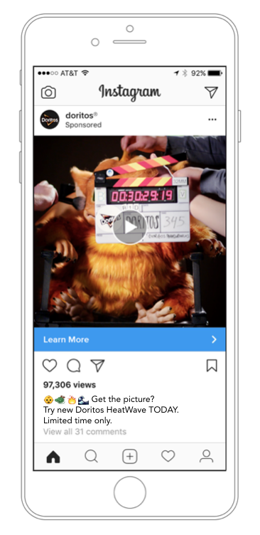 Post to provide context for Doritos HeatWave's fiery little mascot.