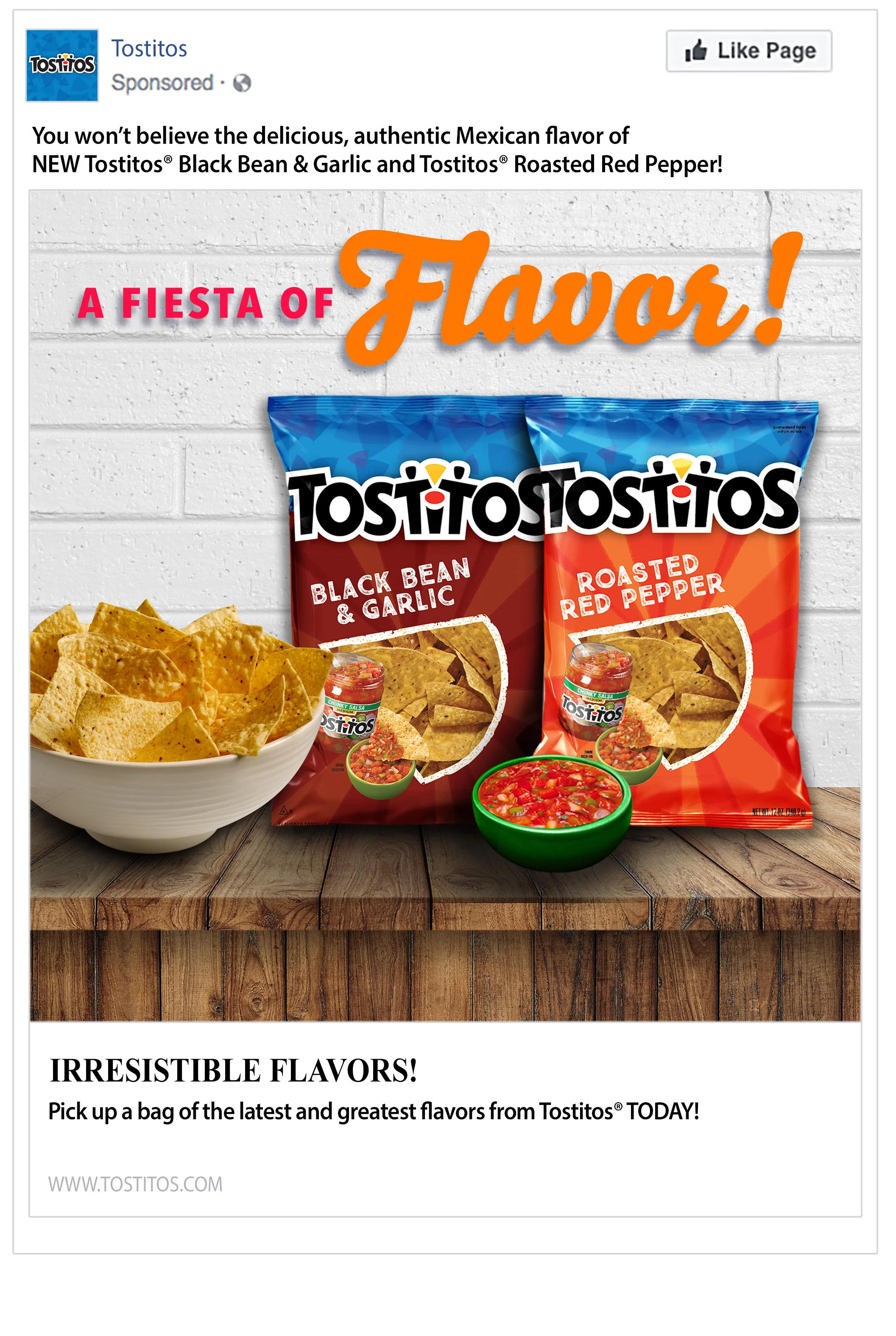 Brand development ideation to raise awareness around product innovation with a focus on authentic Mexican-style flavors