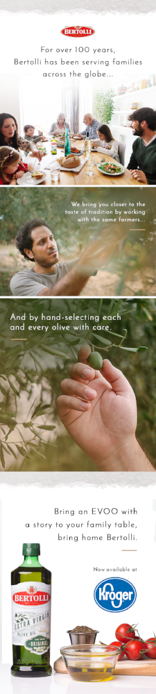 Facebook Canvas Ad - Bertolli Shopper Activation