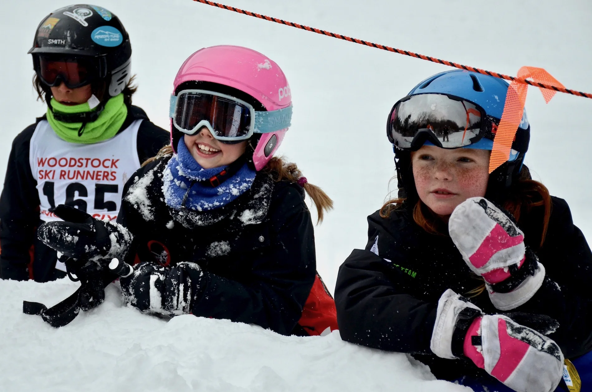 All the kids had a blast watching the terrain park portion of the day.