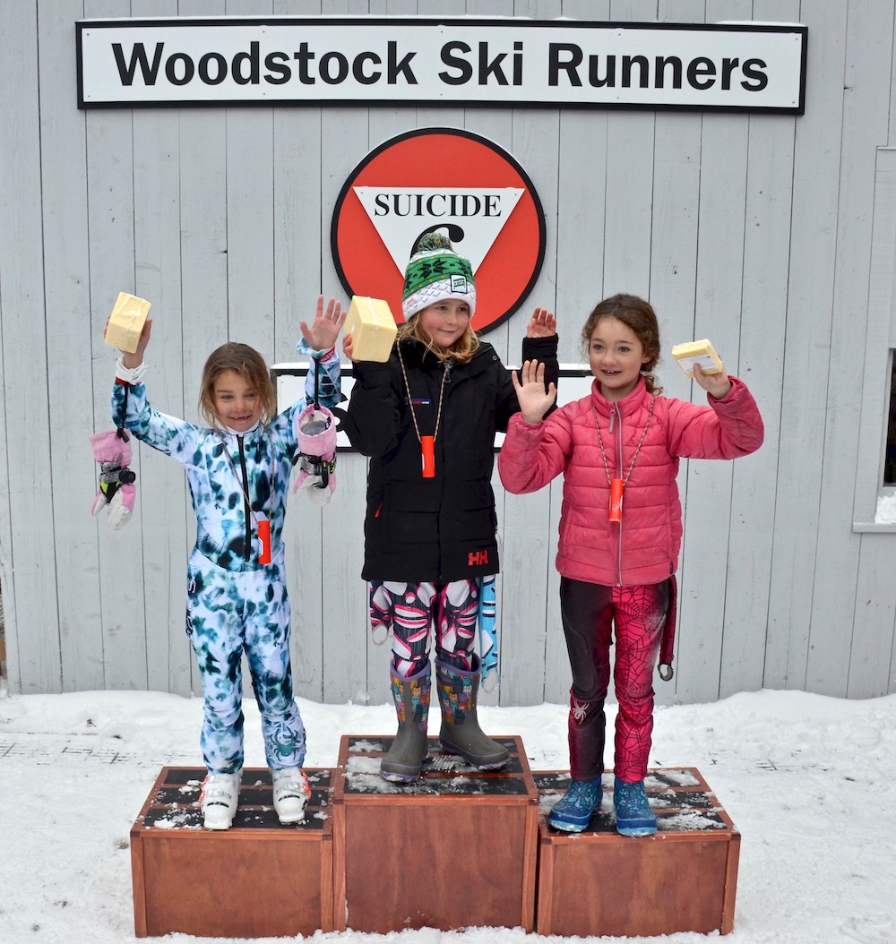 U8 Girls Podium