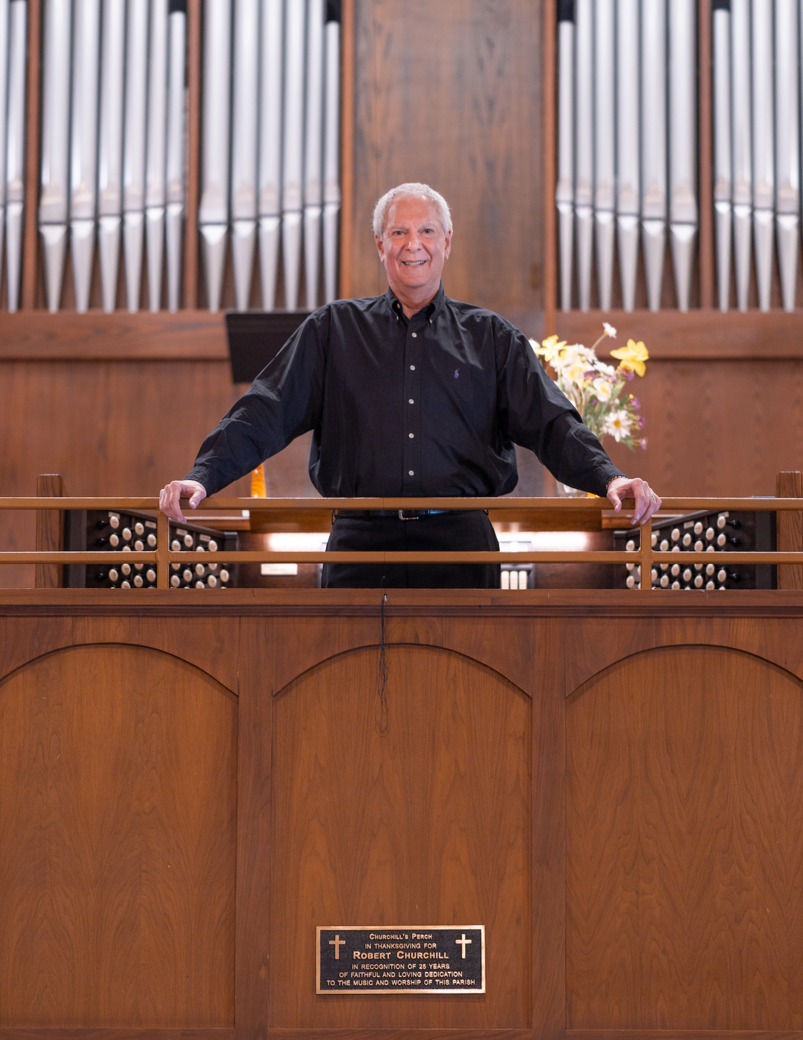 Robert Churchill

Robert Churchill has served as the Director of Music/Organist of Good Shepherd since August 1976. He began his organ study while attending Huron College in Huron, South Dakota, and continued his undergraduate studies at Gustavus Ado