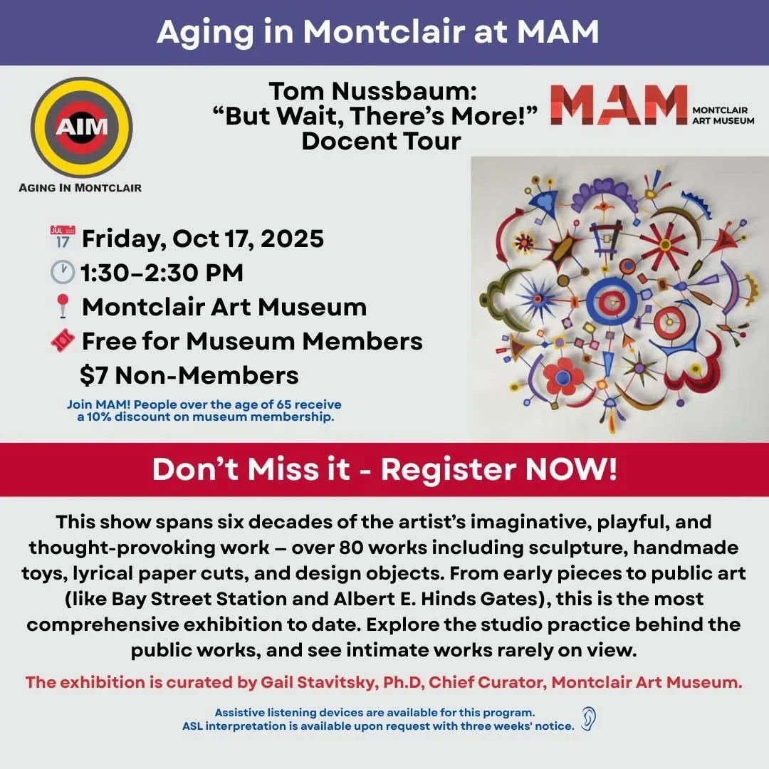 Tom Nussbaum: "But Wait, There's More!" Docent Tour at the Montclair Art Museum