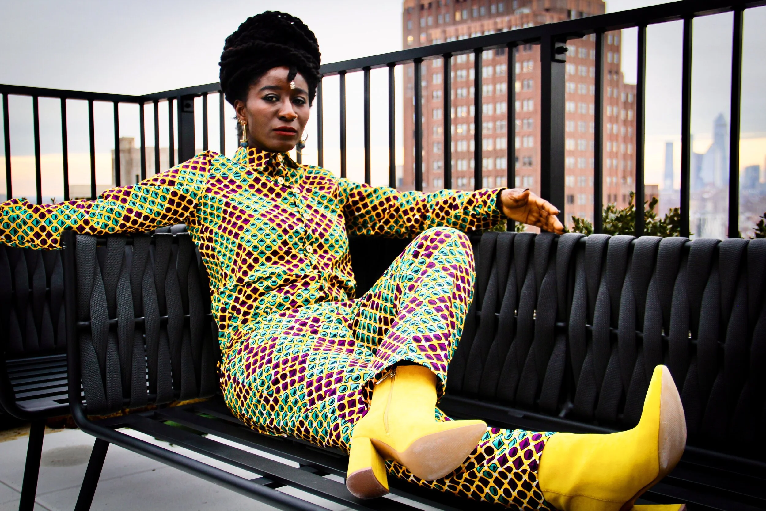 Long sleeve (yellow diamond)