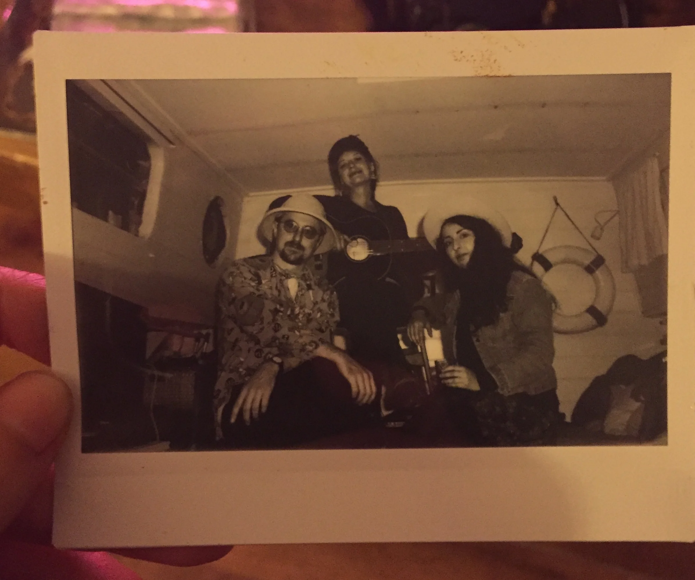Good times in Amsterdam on tour with Ashley Heath (middle) this fall. Also pictured, our buddy Christopher, who was our generous houseboat host for the week.