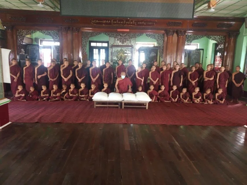 More monastic dana underway!