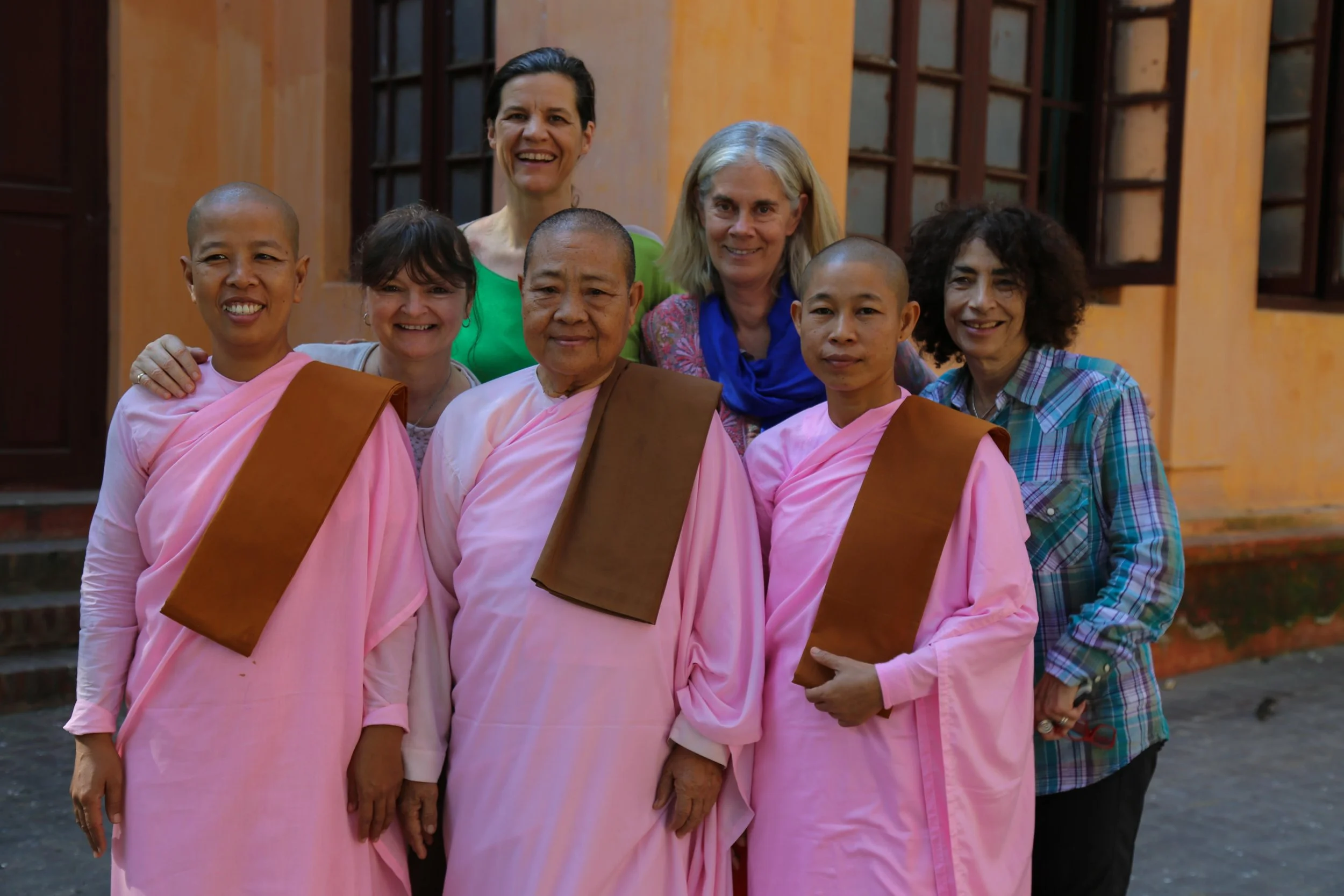 Filming inside a Burmese Buddhist nunnery