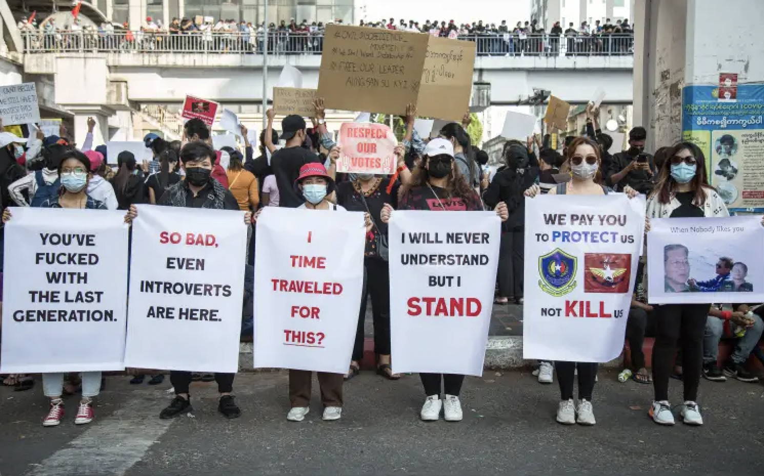 "The Burmese are making brilliant signs with brilliant content!”