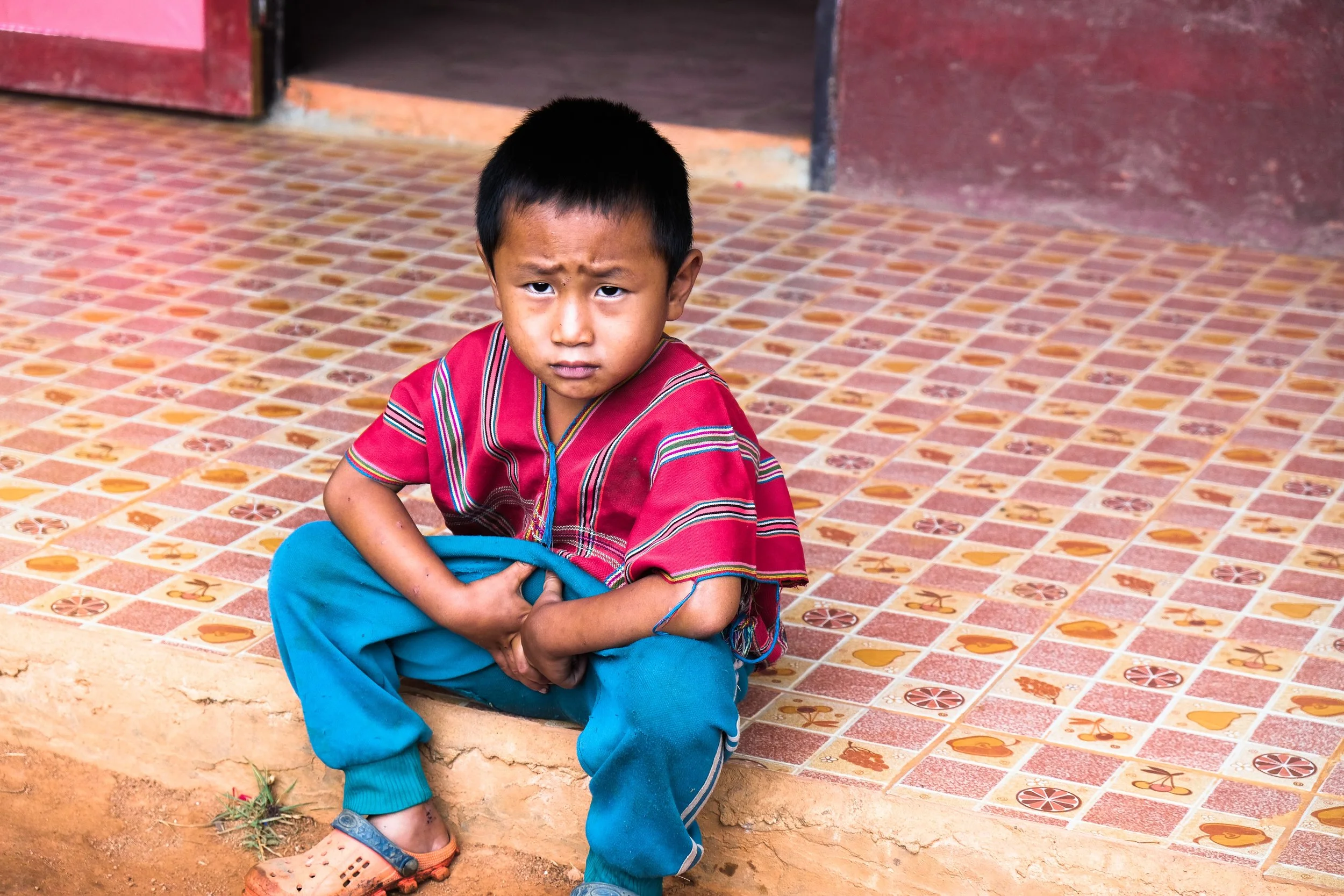 Refugee Crisis building in Mae Sot