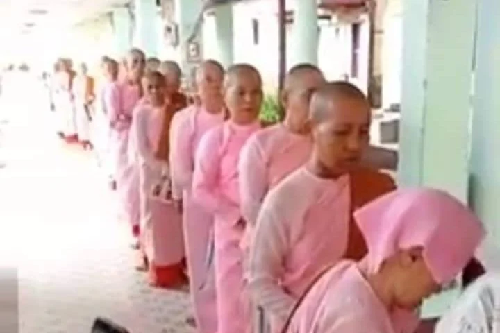 A Donation Event at a Nunnery