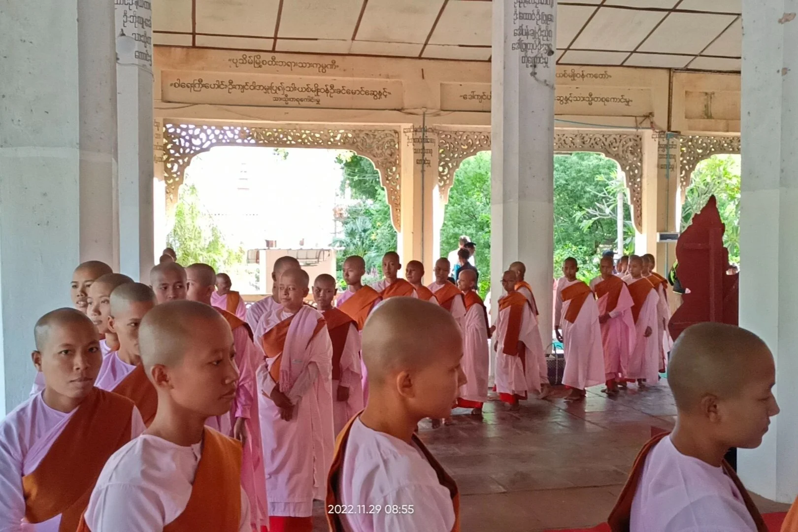 Gratitude from Bagan Nuns