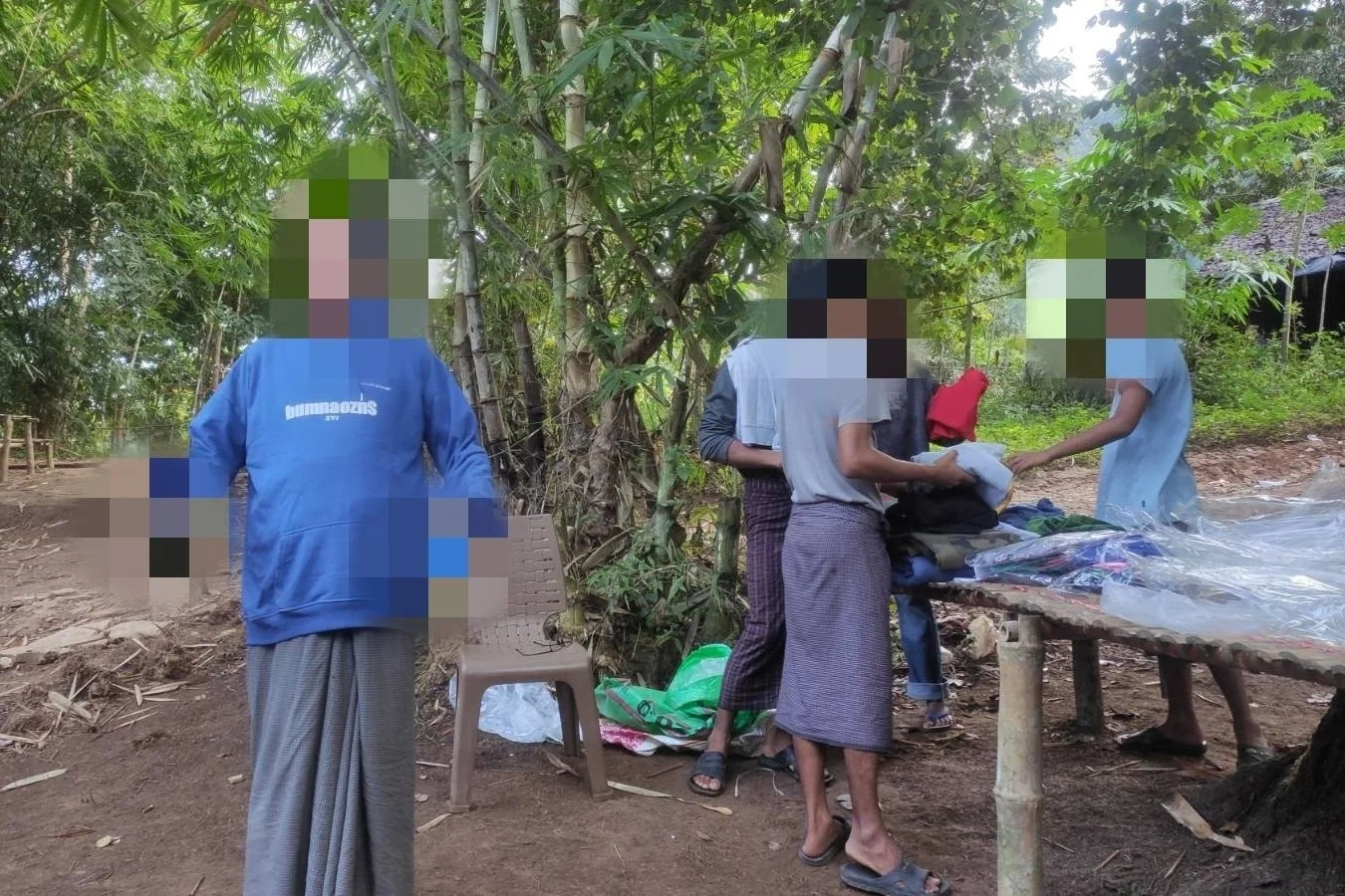 Warm clothing to defected military families