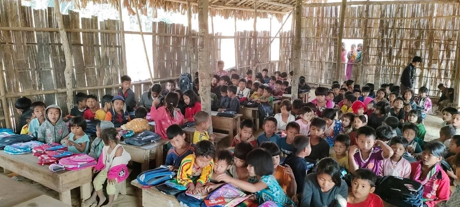 Delivery of school materials in Mizoram