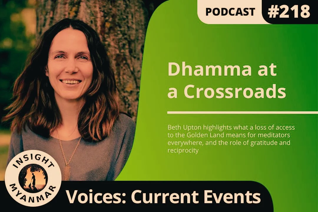 Transcript: Episode #218: Dhamma at a Crossroads