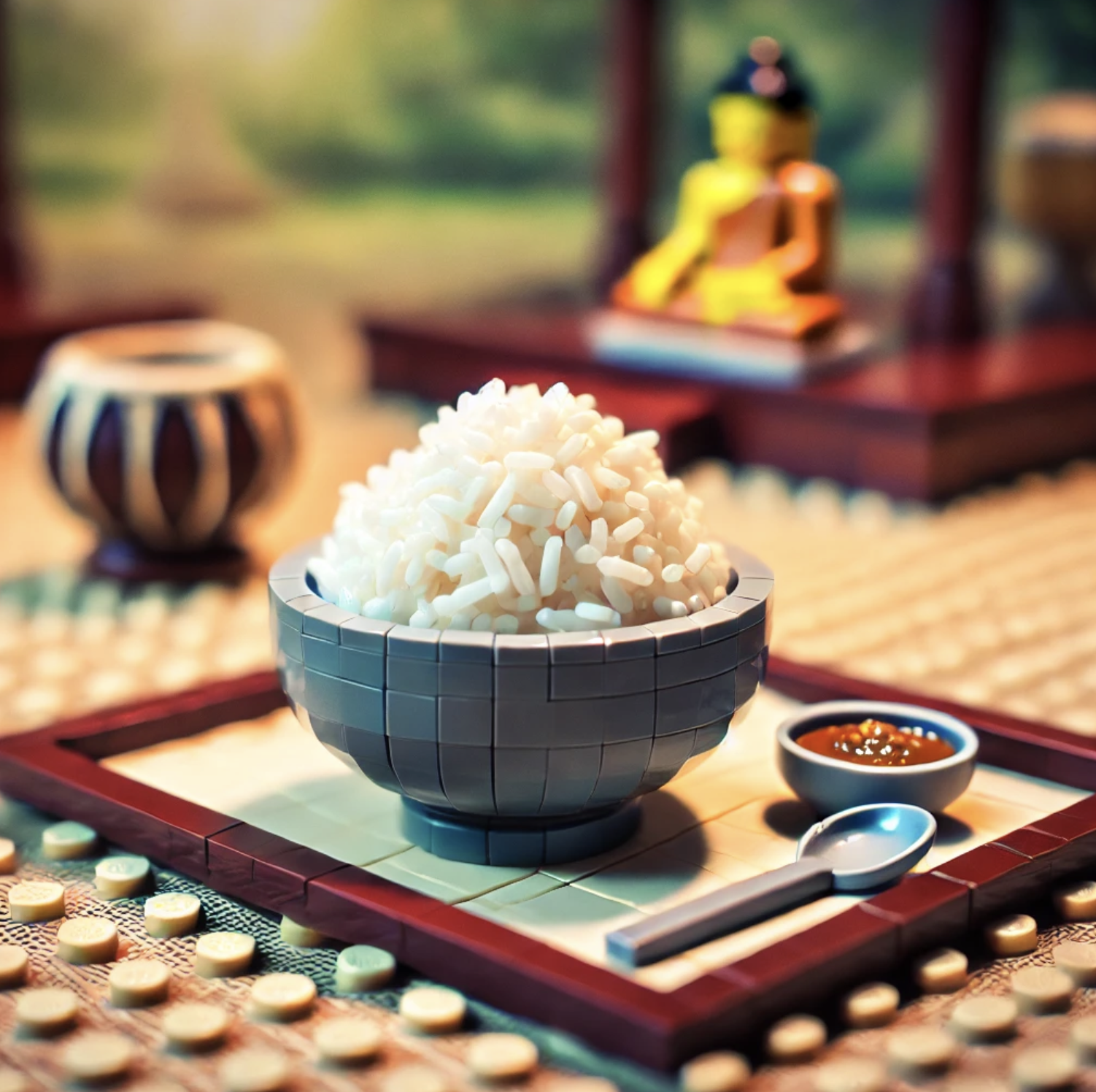 Food at Burmese monasteries