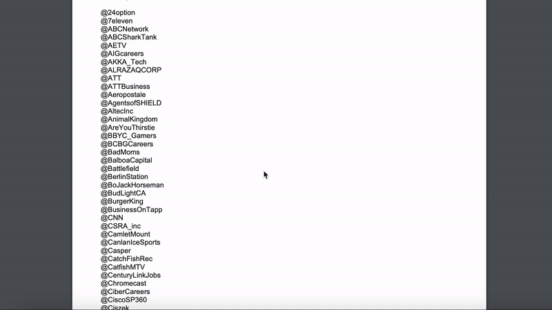 Upon request, Twitter will send a list of tailored and suggested audiences — lists that are created when businesses upload their email lists and databases to Twitter to discover who is on the platform and therefore target them.