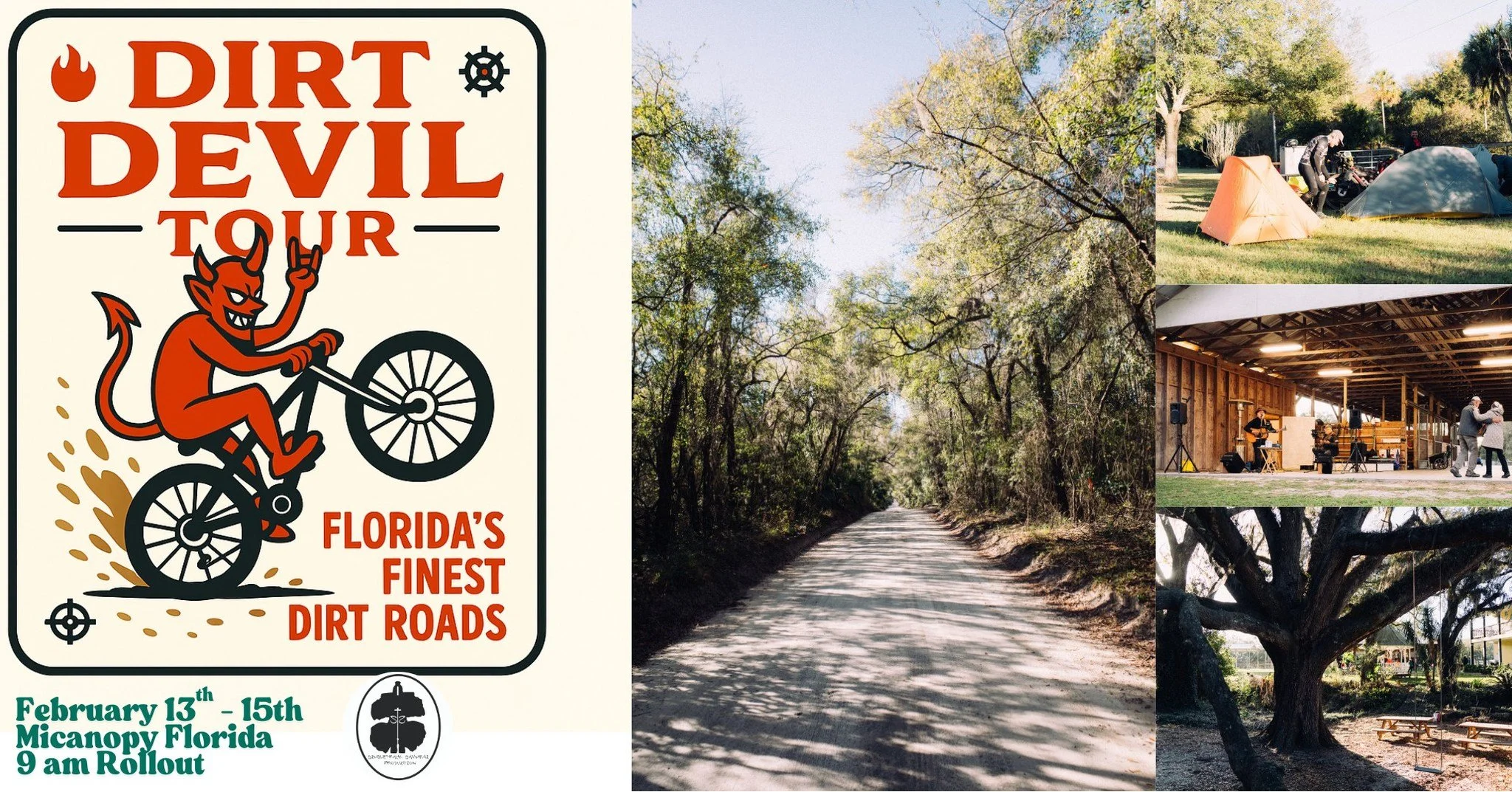 The First Spring tour of 2026 is LIVE.  The Dirt Devil Tour is famous for its amazing roads, private camps, and one-of-a-kind access to a very special spring.  This is a favorite for riders and especially the couples as it falls on Valentine's weeken