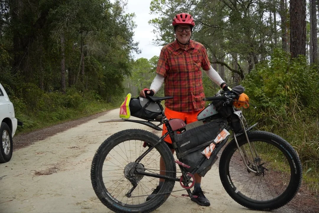 Anyone who follows the Facebook groups for the individual rides or the Florida Bikepacking page has seen the “proof of life post” by Jim Stansbury.  He’s quite a good natured and hardcore adventurer, aside from having quite a few bi