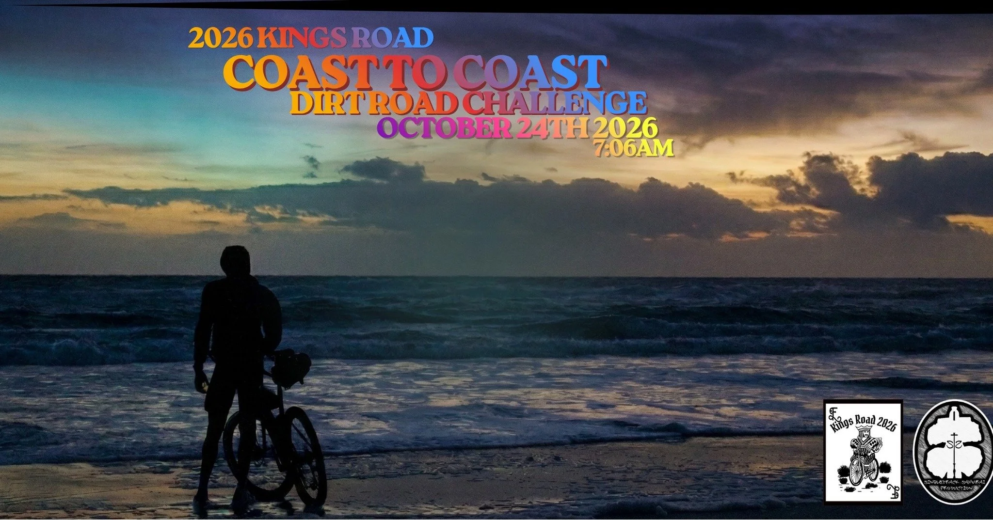 Registration is live for the 2026 Kings Road Dirt Road Challenge!
New for 2026 is an opportunity for folks to LOOP!
Here are the options:
The Kings Road -- 210 mi +-
The King's Road XL -- 333 mi +-
The HoLaTa Loop -- 410 mi +-
Shuttles are available,