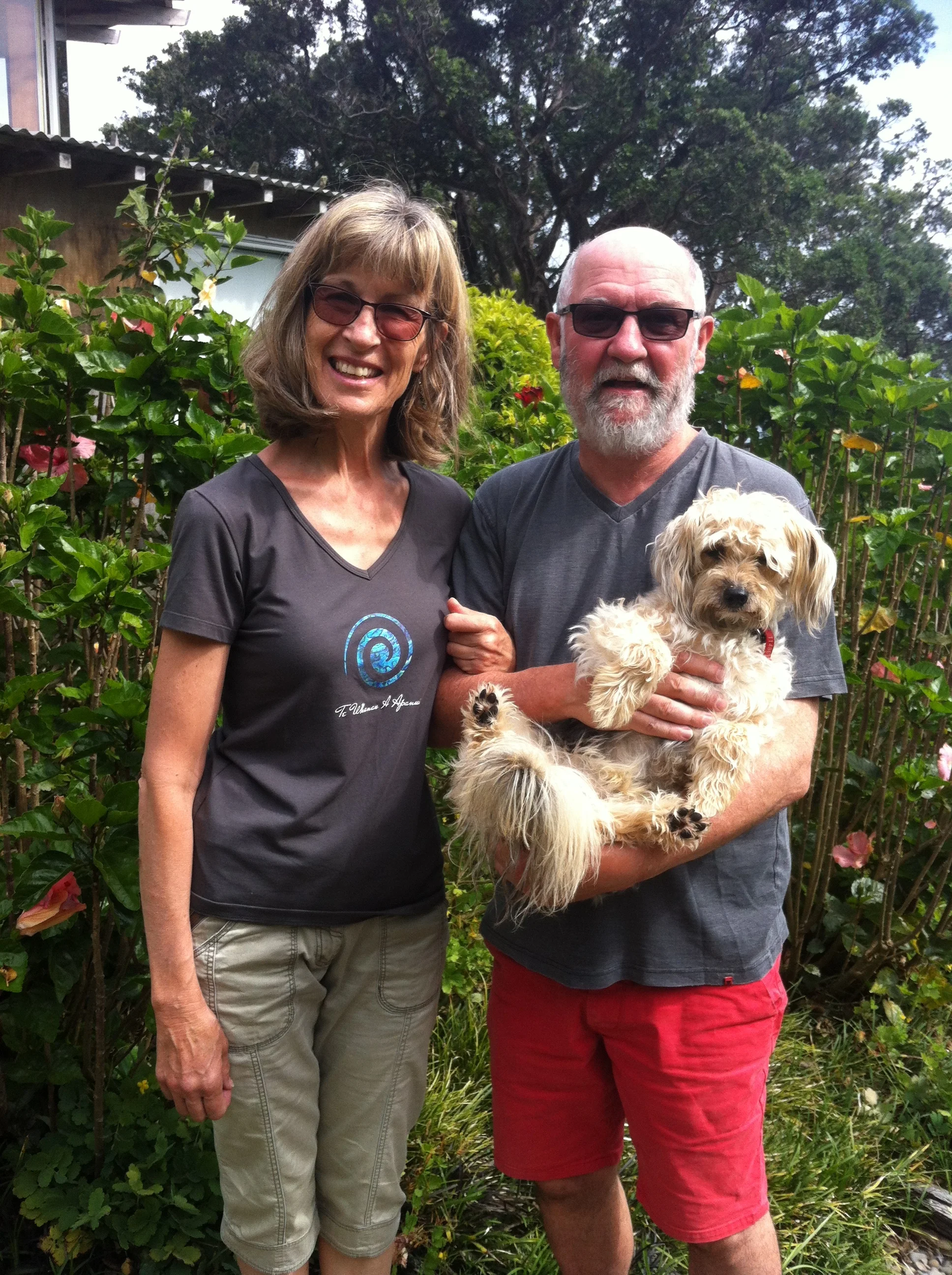 Helen, Bill and Rufus because of course, ARUHE is pet-friendly