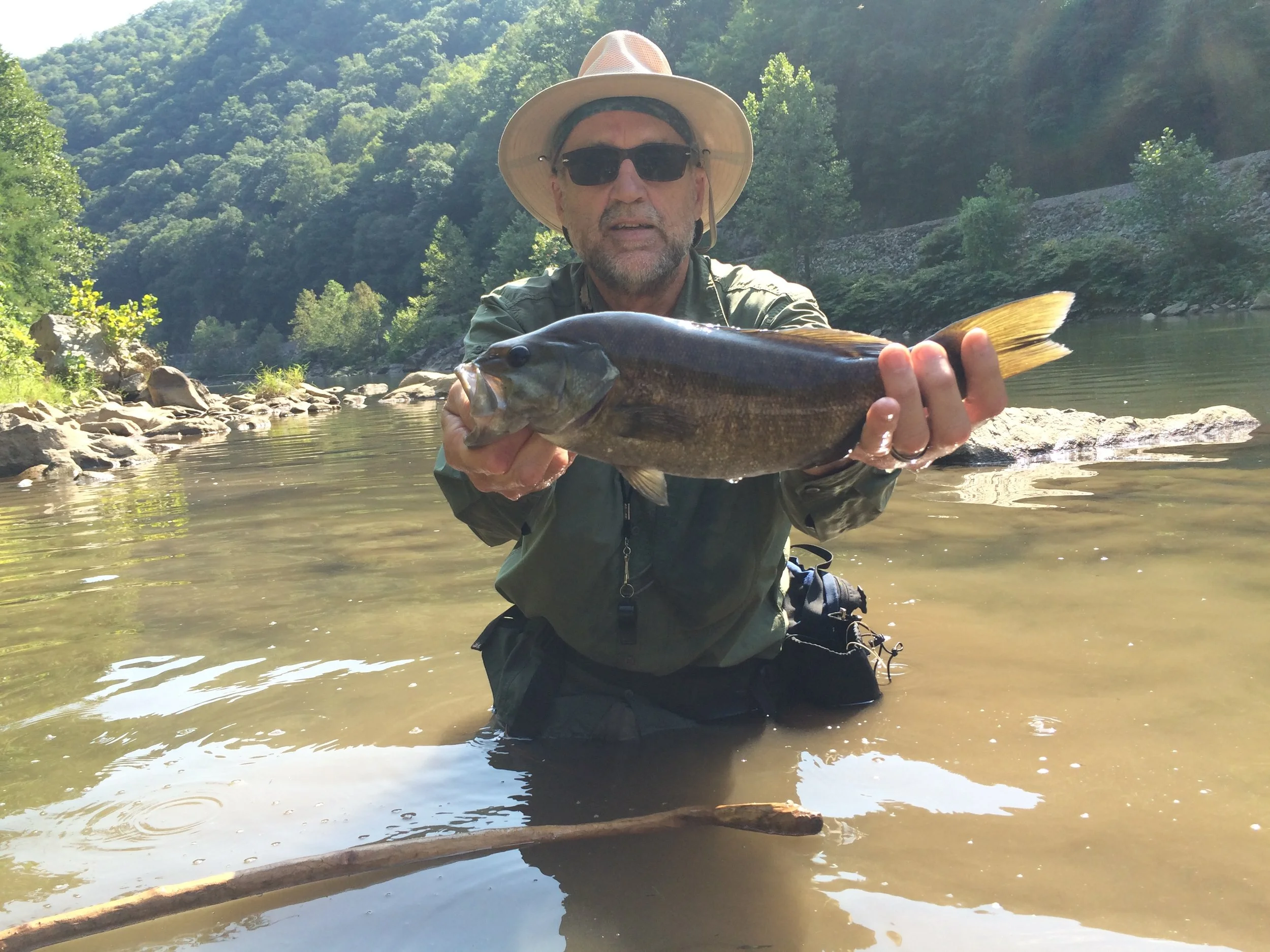 The summertime in western North Carolina means SMALLMOUTH. 