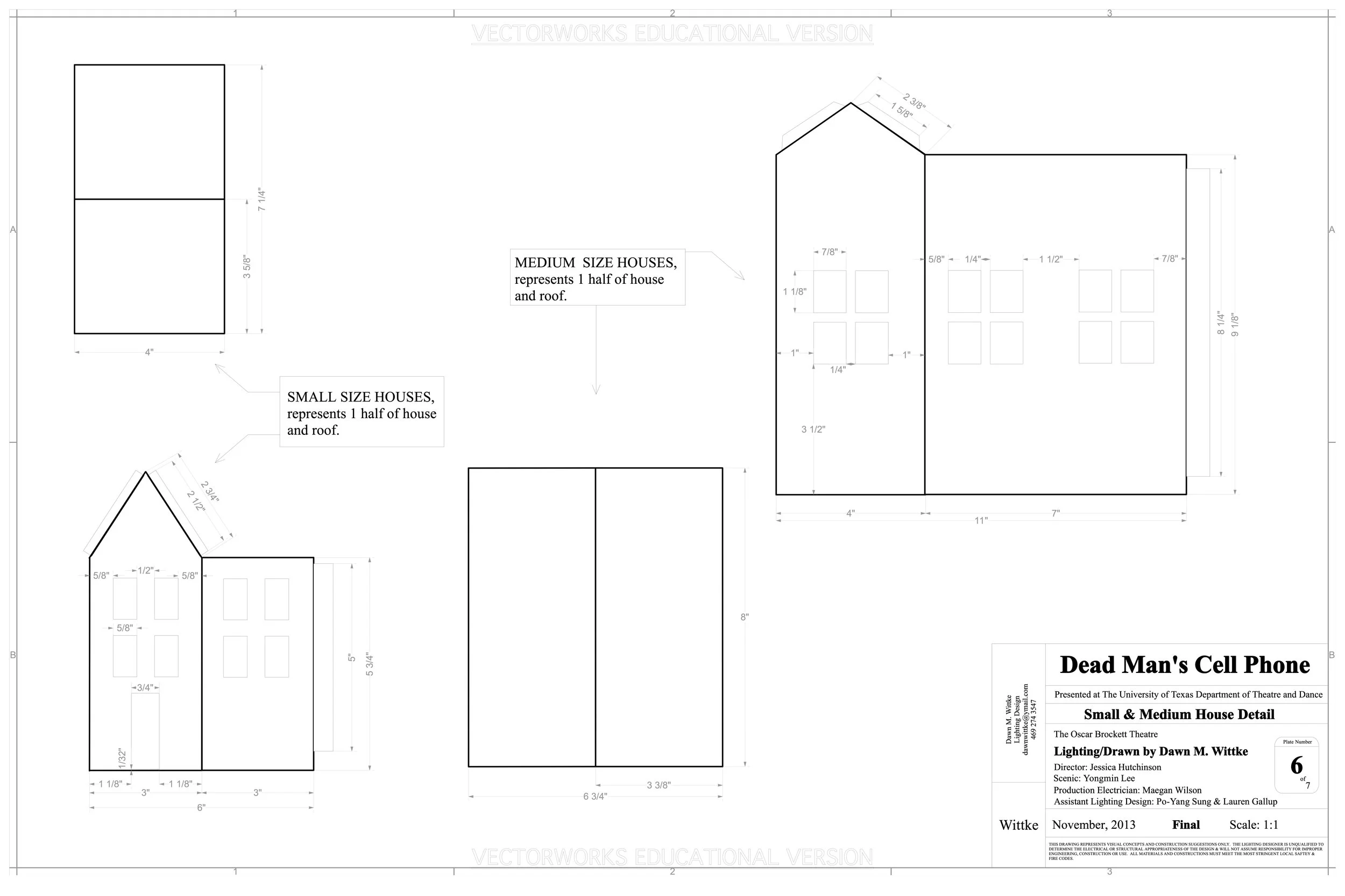 Technical Drawing Samples — Dawn Wittke Design