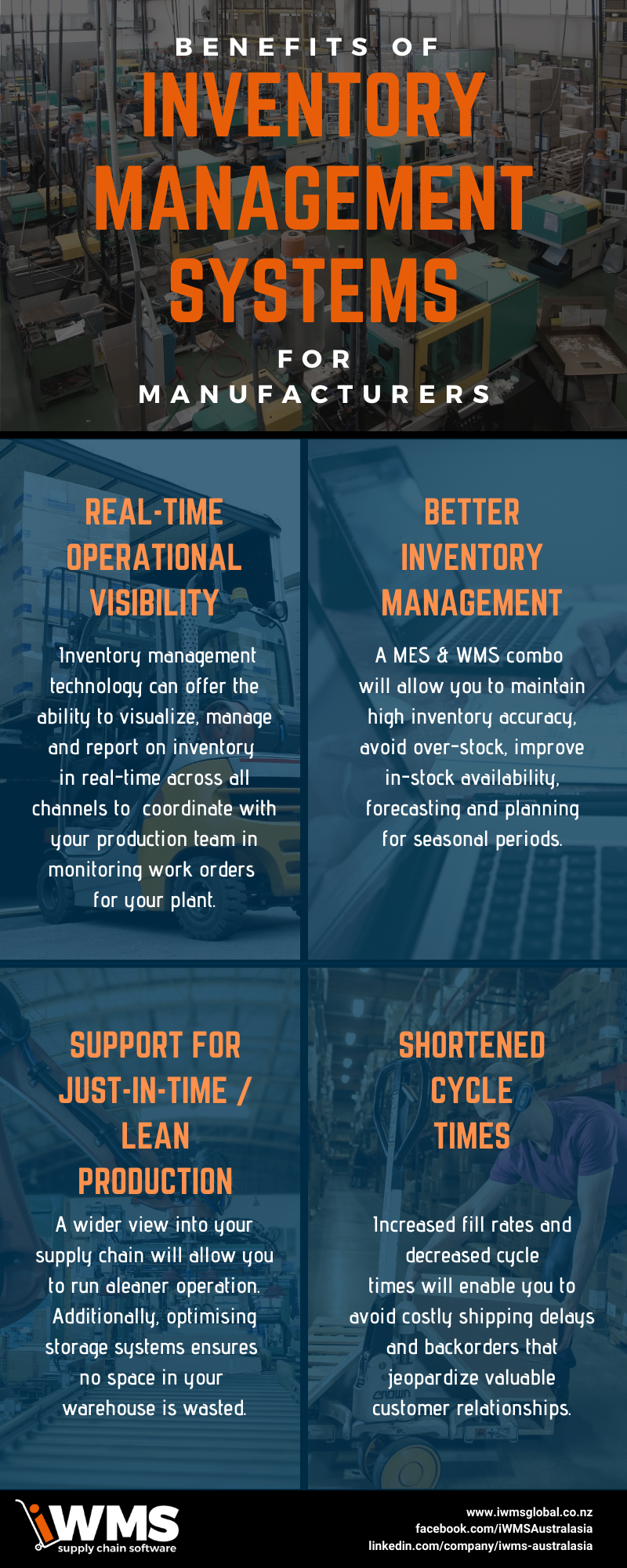 Infographic Top Benefits of Inventory Management System for