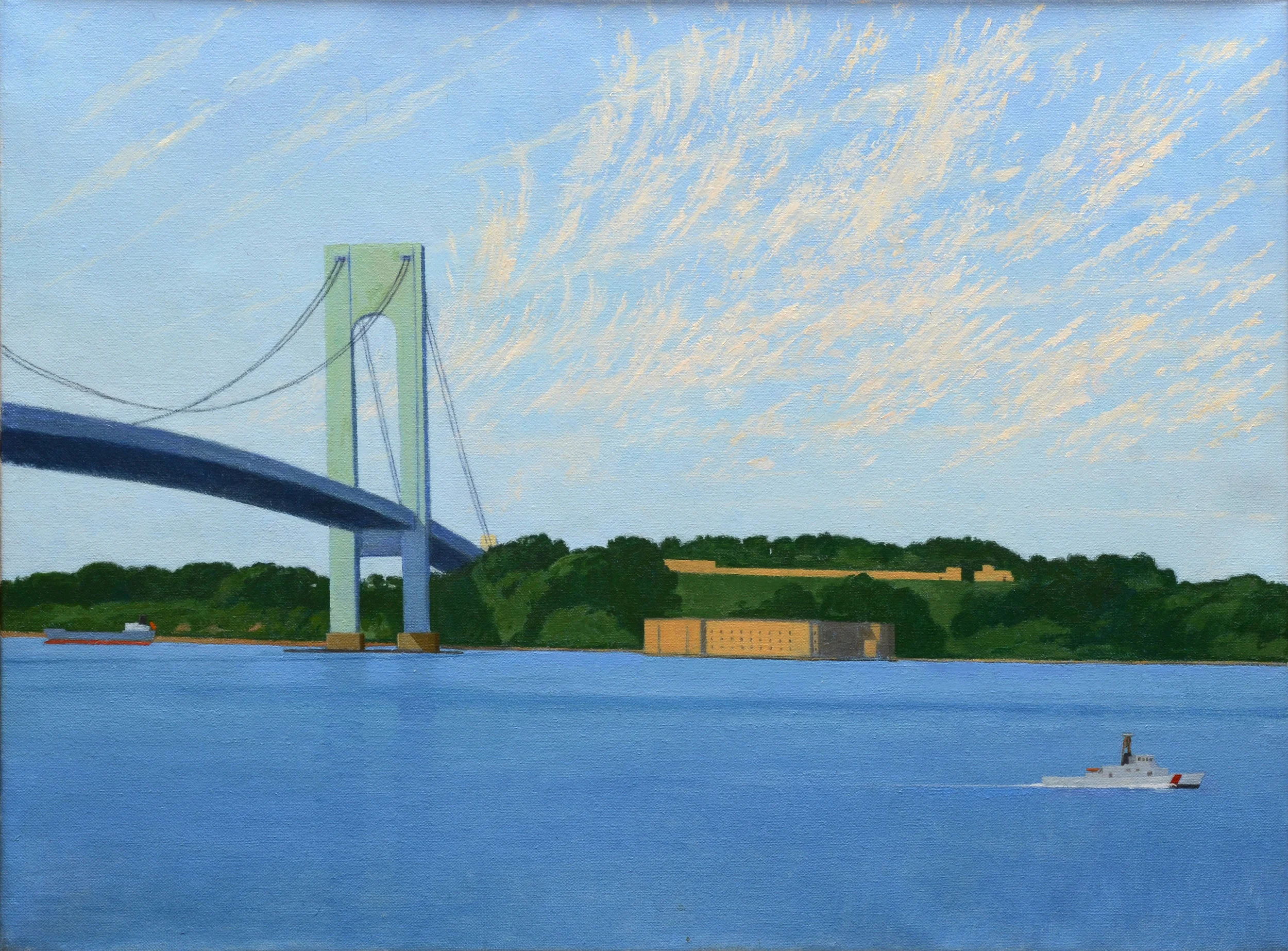 Verrazono Narrows Bridge, o/c, 18" x 24"