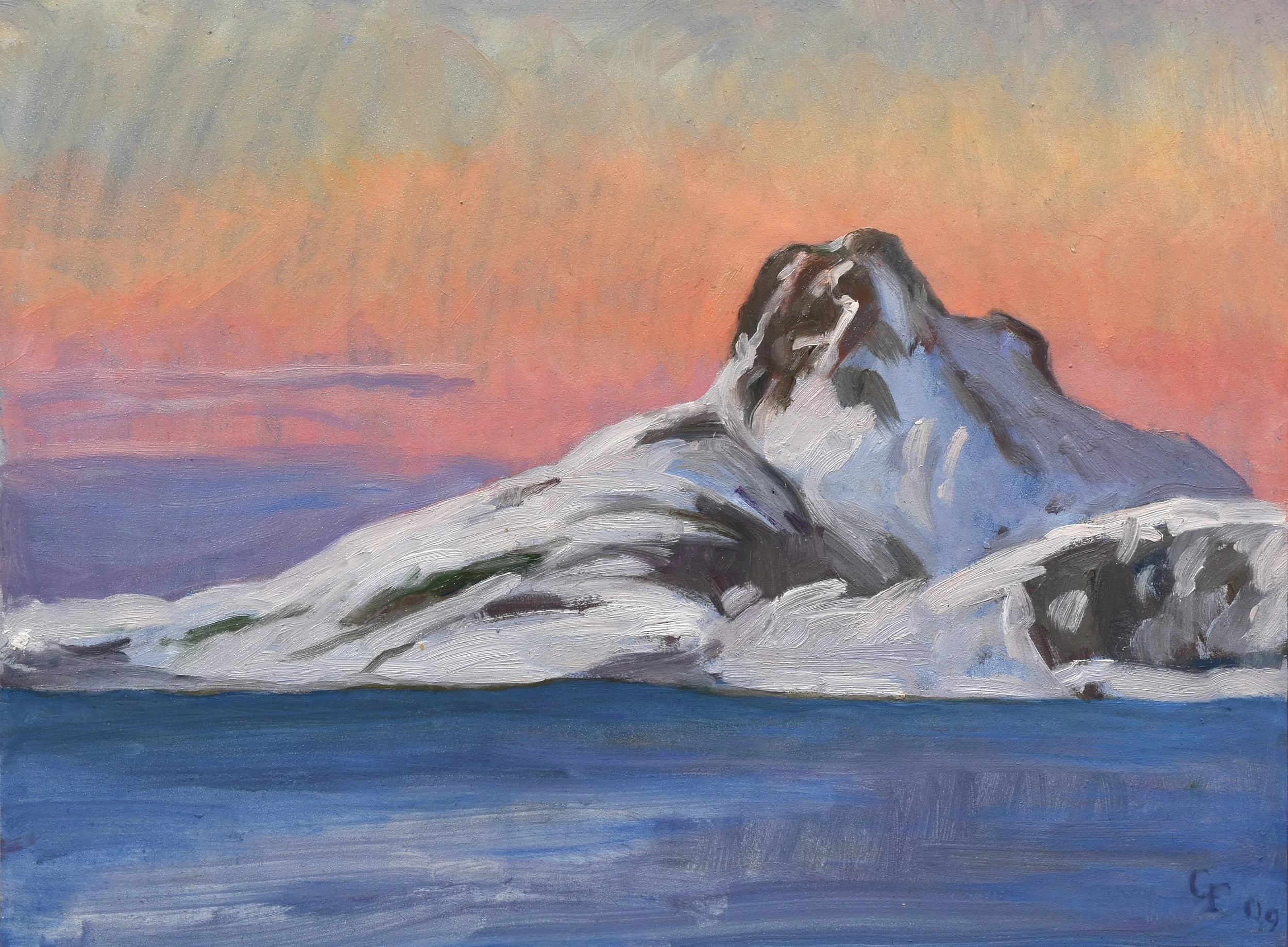 Bodo II Norway, oil on panel, 9" x 12"
