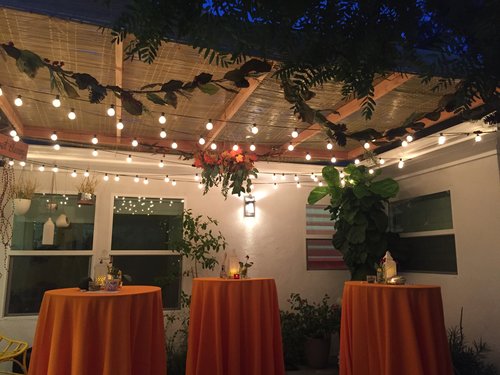Beautiful Sukkah in Mid-City LA thanks @intro_to_judaism #JewishFoodieForever