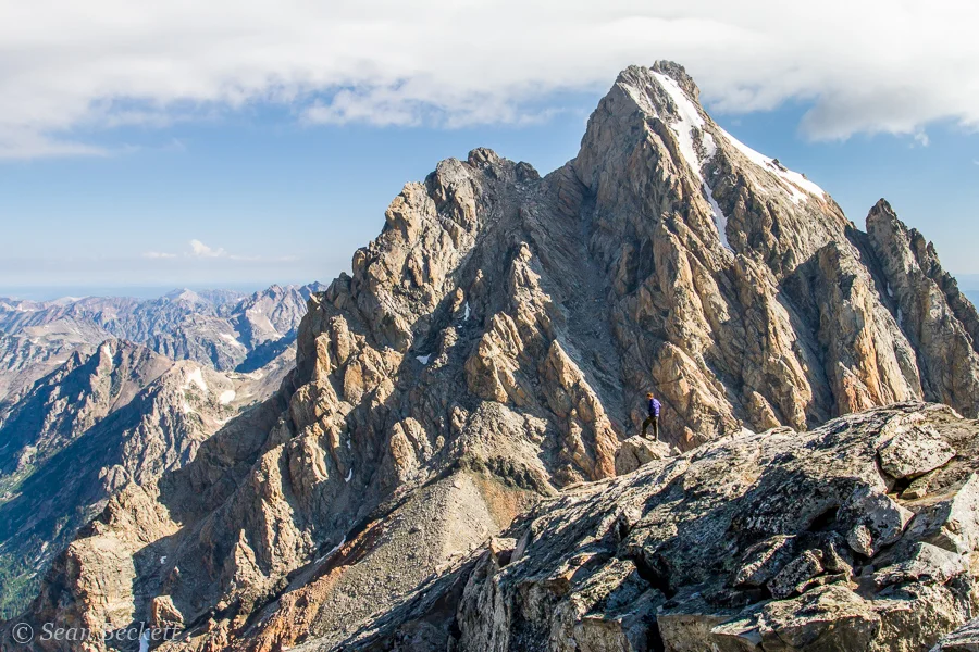 in the craggy peaks