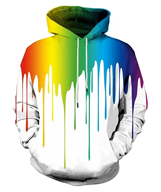 PWP Brilliant 3D Paint Hoodie (Black or White)