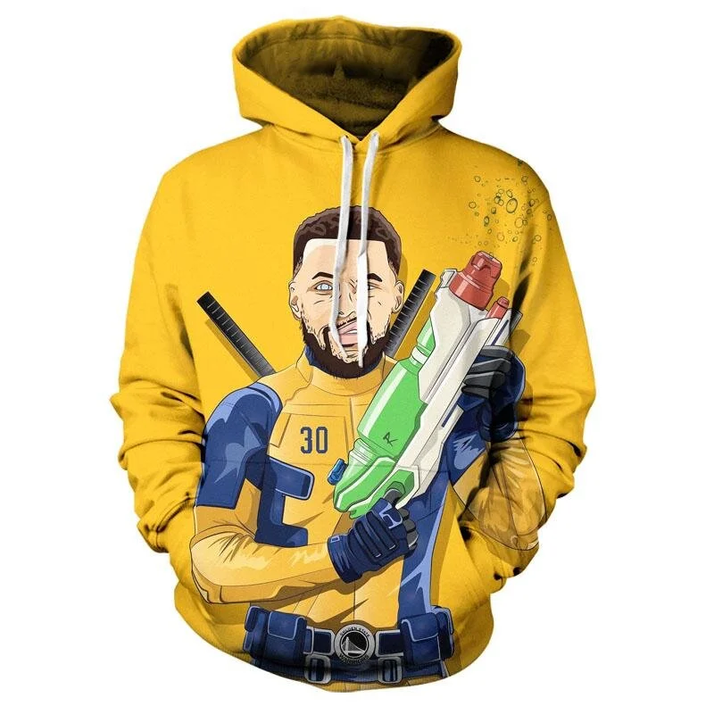 "Yellow Steph'n Warrior" Limited Sports Edition Hoodie