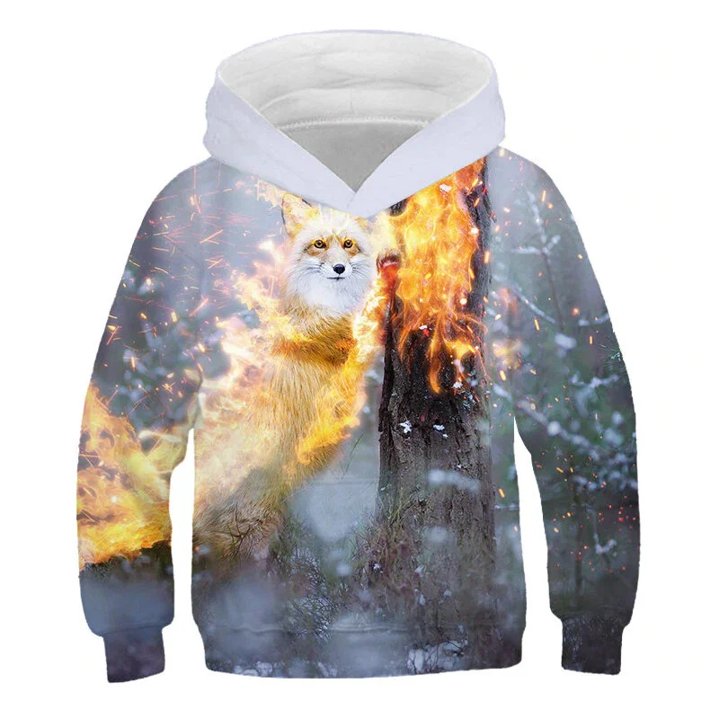 "Baby Fire Fox" Junior Hoodie