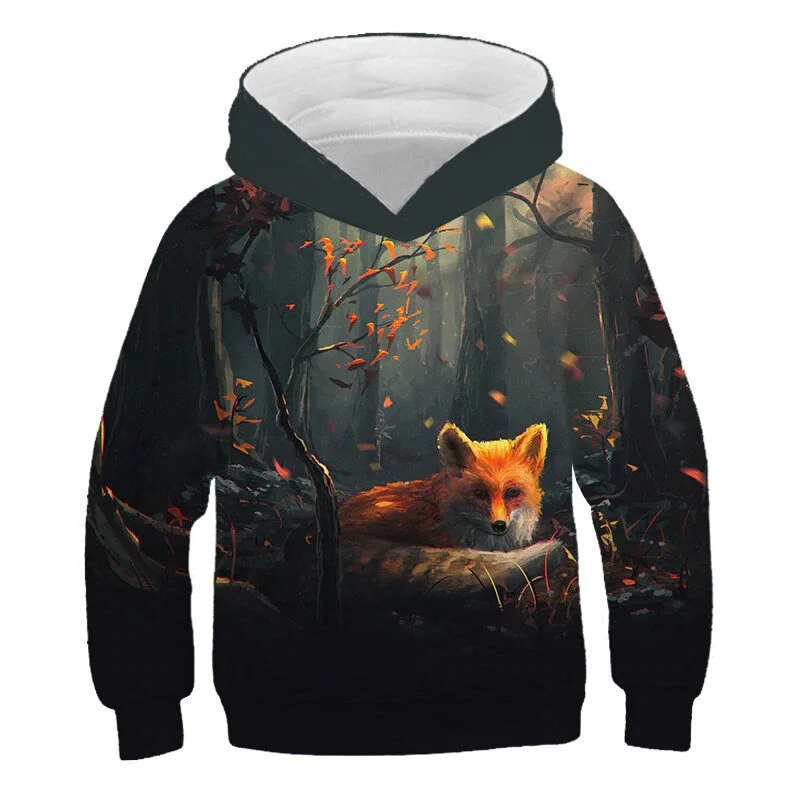 "Baby Fox of the Forest" Junior Hoodie