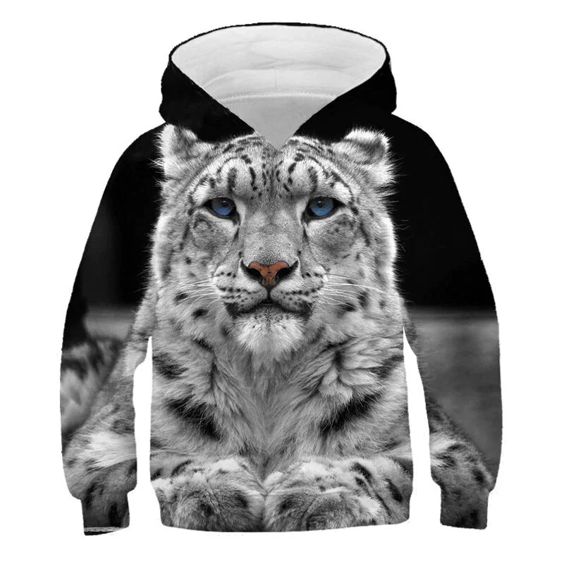 "Baby White Leopard" Junior Hoodie