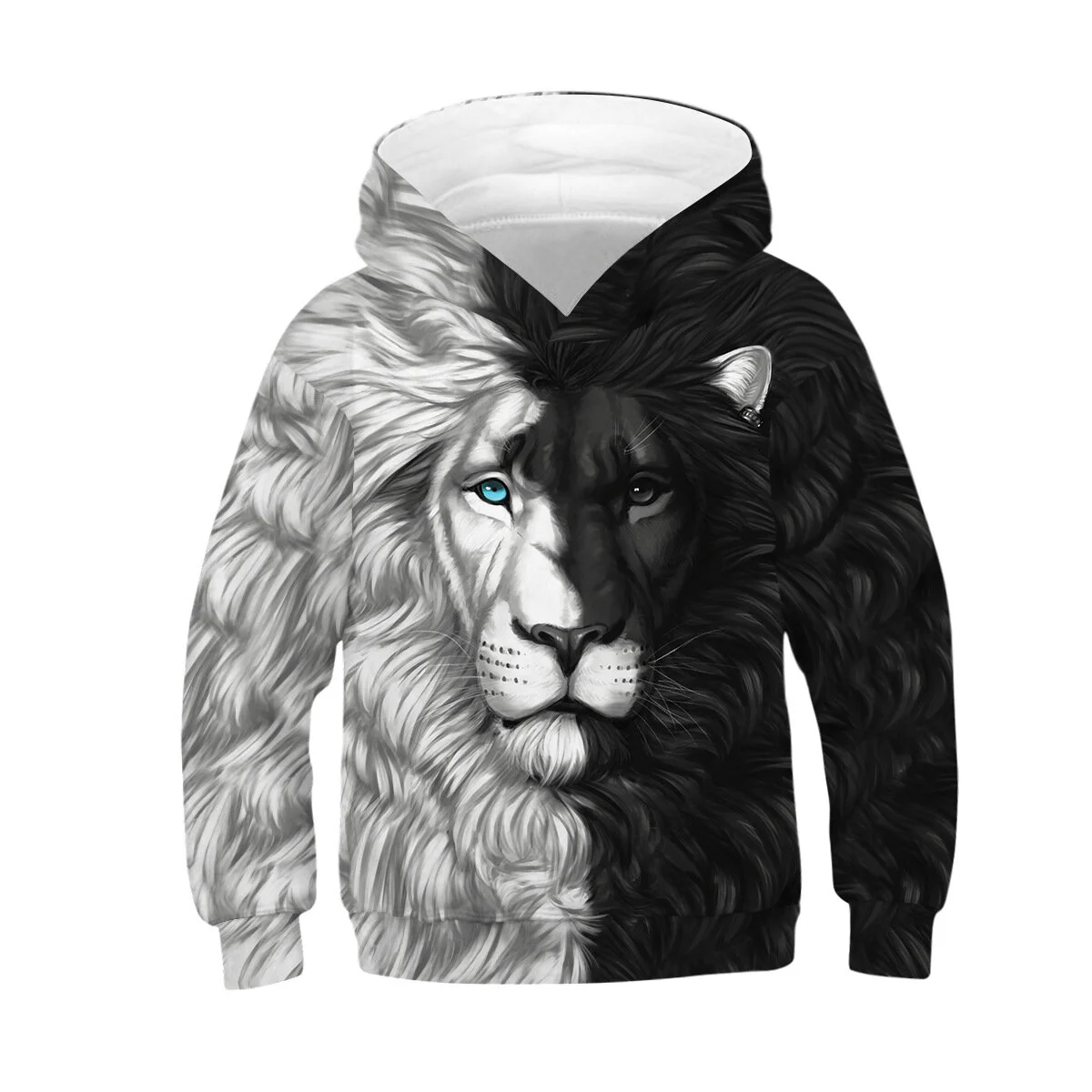 "Black and White King" Junior Hoodie